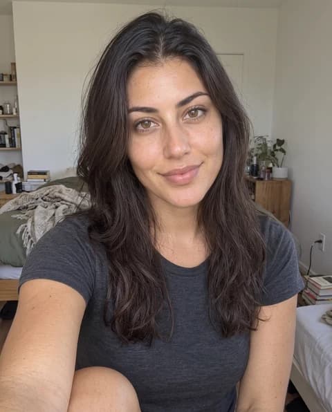 Original selfie used as the reference photo