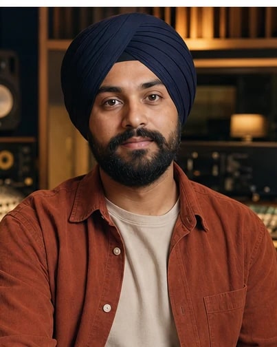 Music creator portrait example