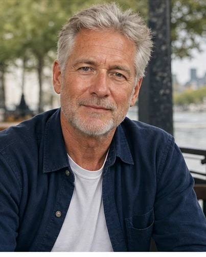 Dating portrait example of a mature man