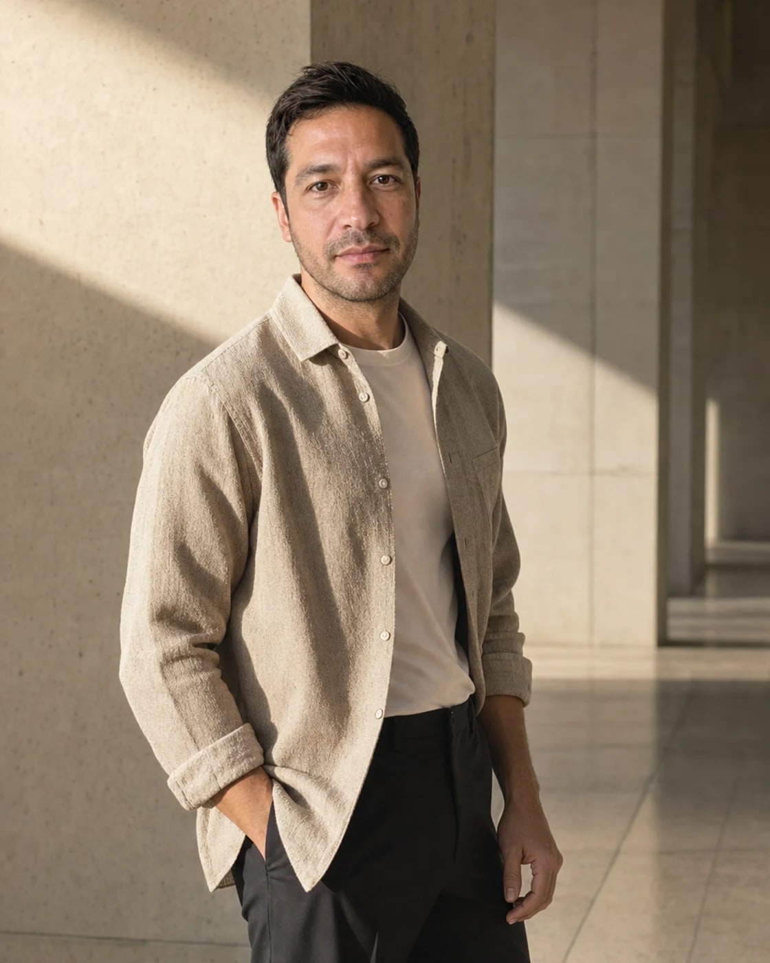 City fashion portrait example